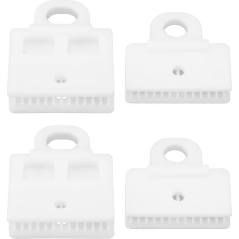 Sets Befestigungsclips für die vorderen Autofensterscheiben, Kunststoff-Sonnenblenden-Zubehör 51337020660, kompatibel mit Toyota, Weiß (1/5)