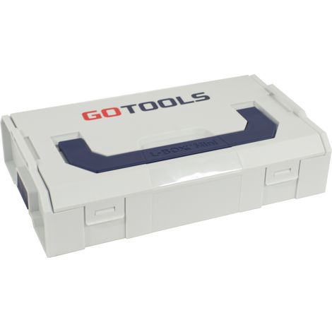 GOTOOLS Systemkoffer L-Boxx Mini Grau Kleinsortiment-Box GT81500 (1/2)
