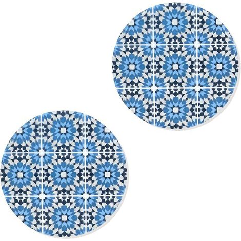 Set de 2 sous-verres Carreaux de ciment