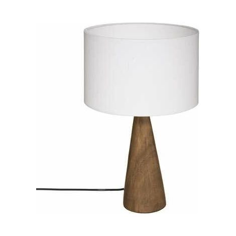 Lampada aina in legno bianco h46cm - Atmosphera créateur d'intérieur (1/3)