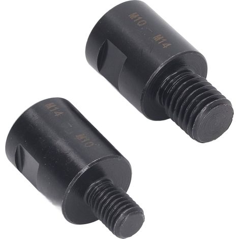 Adaptateur de Tige M10-M14 pour Meuleuse d'Angle et Perceuse, 2 Pièces (1/5)