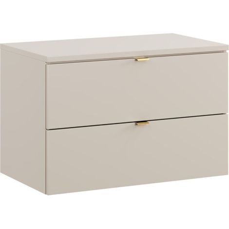 Set da bagno BELLA: mobile sotto lavabo 80cm + piano per lavabo