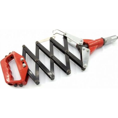 Rivettatrice manuale estensibile a fisarmonica per rivetti da 3.2 a 6.4mm Art.04