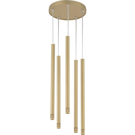Lampada a sospensione dorata Sopel Laser Sigma 5xG9 (1/3)