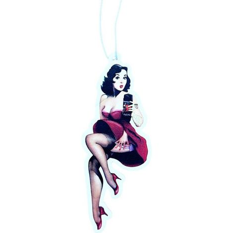 Désodorisant pour voiture - Pin Up vintage - Parfum frais - A suspendre - Vulcanet (1/3)