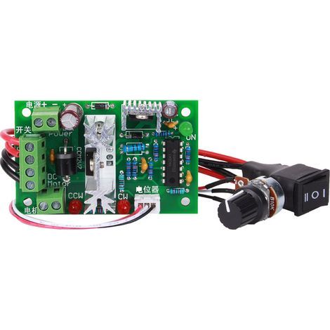 PWM motor speed controller, precise control range 5%-95% switching module, for electric machines and CNC machine tools (1/5)