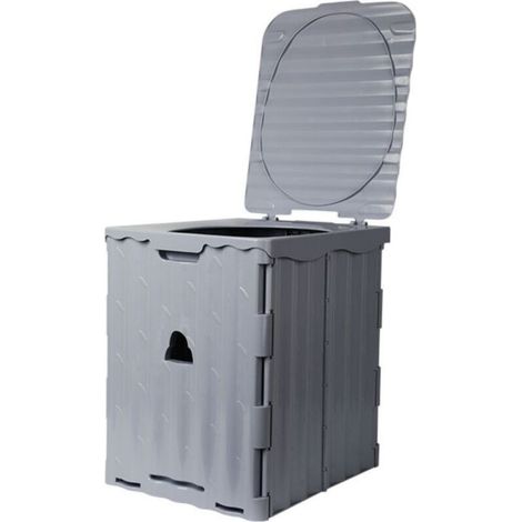 WC chimique,Toilettes de Camping Portatives Toilettes Camping Extérieures Toilettes Pliantes pour Une capacité de 150 kg (1/4)