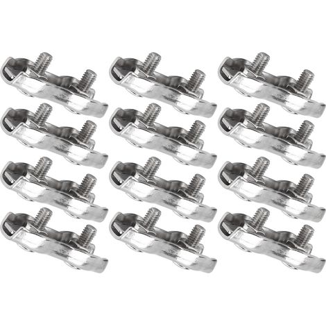 Colliers de serrage M3 en acier inoxydable, 12 pièces pour fixation câbles et cordages (1/5)
