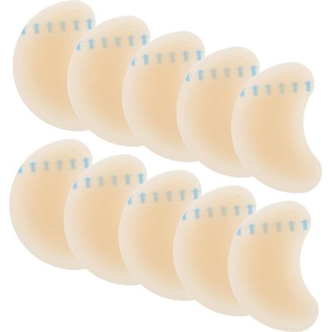 Protège-talons en gel beige ERINGOGO, lot de 10, antidérapants et (1/5)