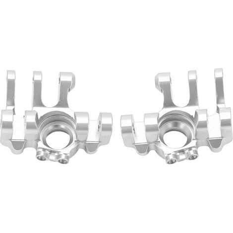 Fusée de direction en métal pour voiture RC Axial RBX10 Ryft 1/10 - Pièce de rechange durable pour voiture RC crawler - Argent (1/5)