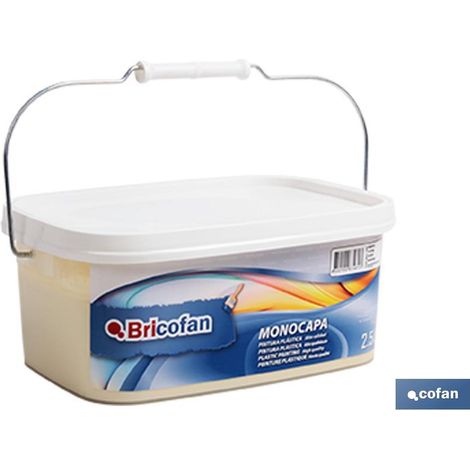 Vernice Plastica Monostrato Avorio (2,5 Lt)