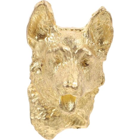Poignée de Porte Intérieure en Laiton Or à Forme de Tête D'animal, Poignée de Meuble Vintage, Installation Facile pour Armoires et Commodes (1/5)