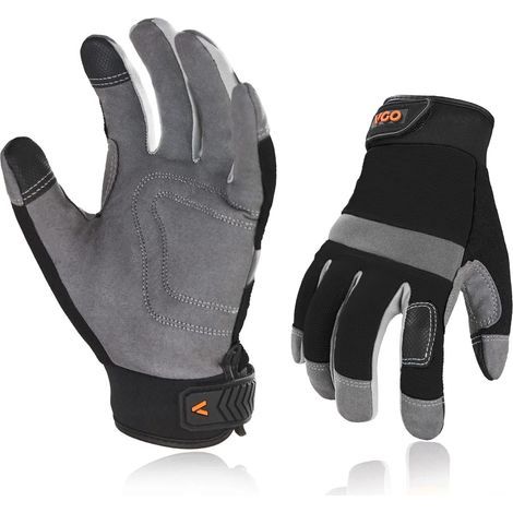 Gants de Travail de Sécurité, Gants de Constructeur, Gants de Jardinage, Gants de Mécanicien Légers (SL7584) (1/5)