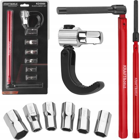 Llave inglesa ajustable Kraft&Dele de 6 piezas para accesorios y enchufes (1/5)