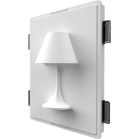 Applique gesso lampadari bartalini etseiv ap1 g9 led biemissione verniciabile
