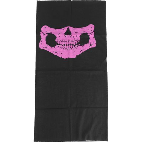 2Tour de cou crâne sans couture violet, lot de 2 écharpes pour cyclisme et moto (1/5)