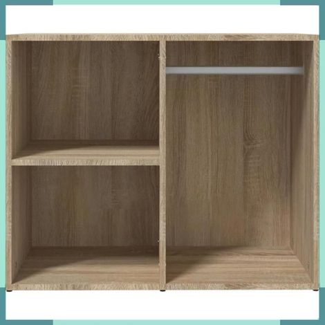 808849 Armoire de dressing Chêne Sonoma 80x40x65 cm Bois d'ingénierie (1/5)