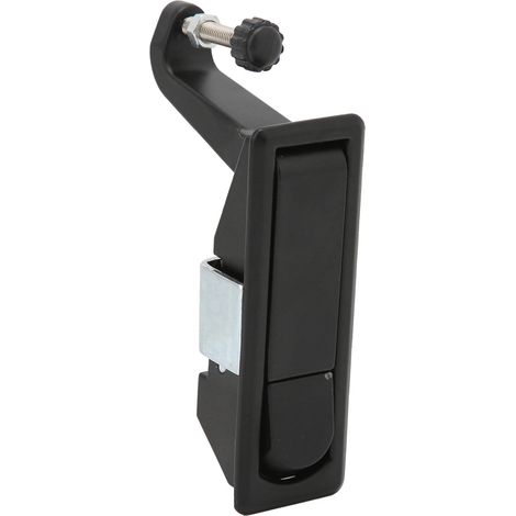 Loquet à compression sans verrouillage pour boîte à outils, armoire, valise, serrure en alliage de zinc pour remorque de bateau (noir) (1/5)