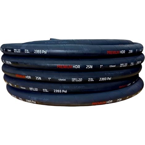 Tuyau hydraulique premium DN25 2SN (1') 165 bar (1/5)