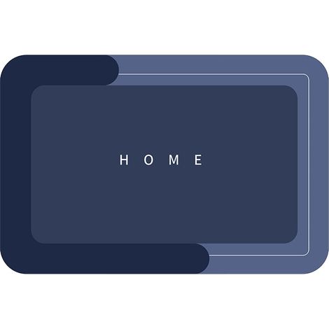 Tapis De Bain - 40 x 60 cm - 50 x 80 cm - 60 x 90 cm - Épaisseur 2,5 mm - Antidérapant - Absorbant - Séchage Rapide - Pour Salle De Bain Douche Cuisine Entrée (1/3)
