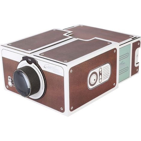 Mini projecteur portable pour smartphone à monter soi-même, deuxième génération, pour home cinéma (1/5)