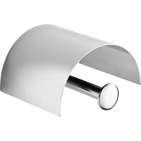 Lineabeta - Portarotolo con coperchio Baketo in ottone cromato (1/2)