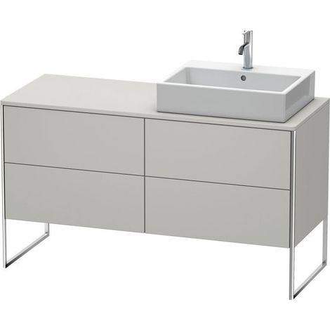 Meuble sous-lavabo Duravit XSquare 140,0 x 54,8 cm, 4 tiroirs, (1/2)