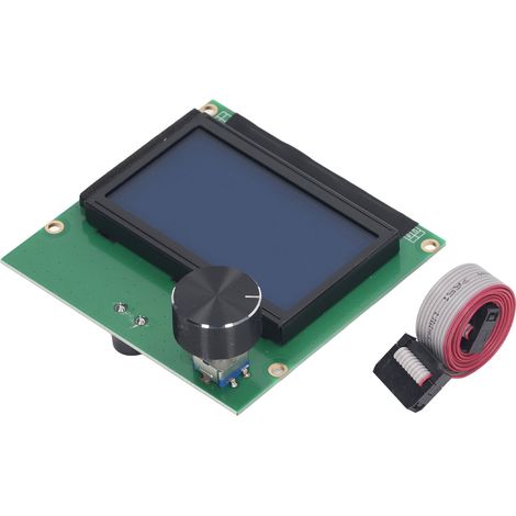 3D Printer Display Module 12864 LCD Display Screen with Knob Decoder for Ender 3 Series (1/5)