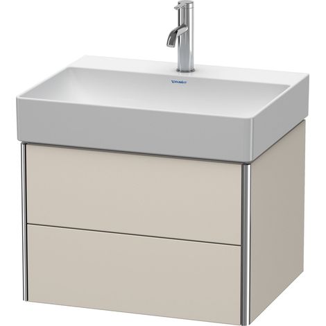 Duravit XSquare Meuble sous-lavabo suspendu, 2 tiroirs,