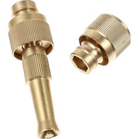 Garden Hose Nozzle Copper Set for Hose Outdoor 1Set Adjustable Nozzle (1/5)