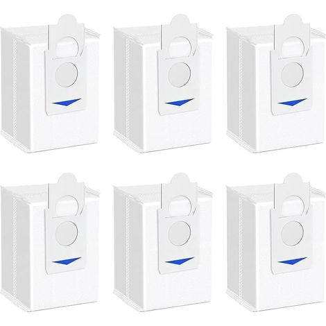Lot de 6 Sacs à poussière pour Robot aspirateur ECOVACS DEEBOT X2/X2 Omni/X2 Pro/X5 Pro/X5 Omni/ DEX86 Station Auto-Vide DDB030025 (1/4)