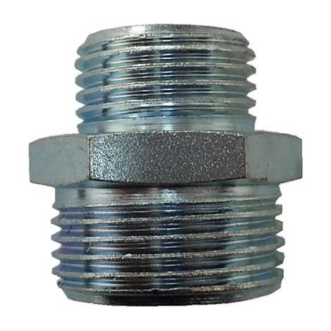 Niples tutto filetto acciaio zincato 1/2"
