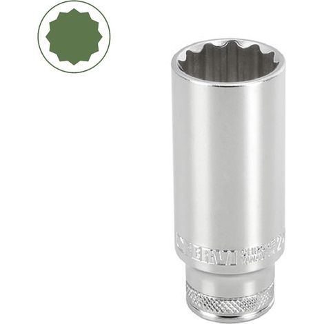 Llave de tubo poligonal larga 13 mm 1/2 Fervi BN4P3L013A