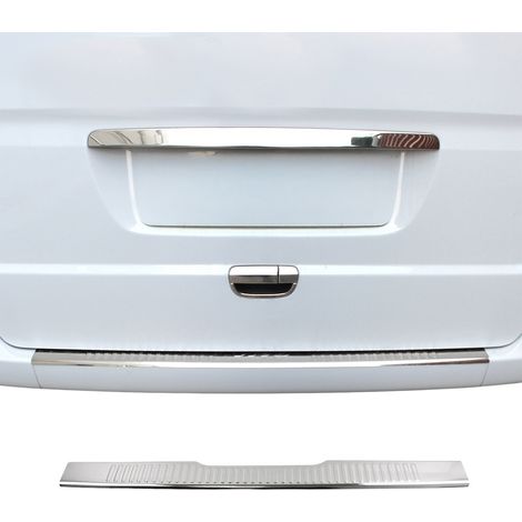 OMAC Ladekantenschutz Stoßstangenschutz für Mercedes Vito W639 2003-2014 – Edelstahl Chrom (1/5)