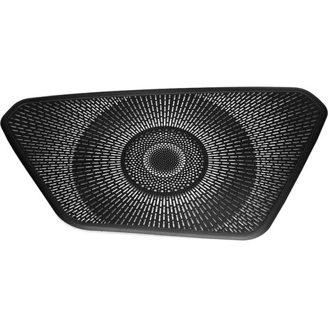 Cubierta de altavoz para salpicadero de aleación de aluminio negro compatible con BMW Serie 3 G20 G28 2020-Crezuo
