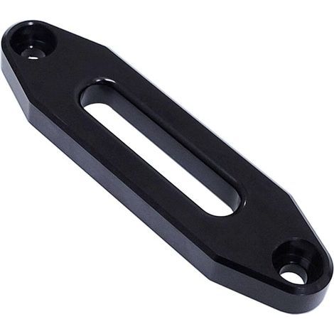 Aluminium-Kabelführung für ATV/UTV-Seilwinden von 2000 bis 13000 lb, glänzend (schwarz) (254 mm) (1/4)