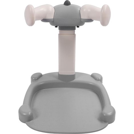 Baby Hug Bath Tower, support de support de douche pour tout-petit sans glissement, poignée de chaise de siège de bain, mains de mère, configuration facile (Gray) (1/5)
