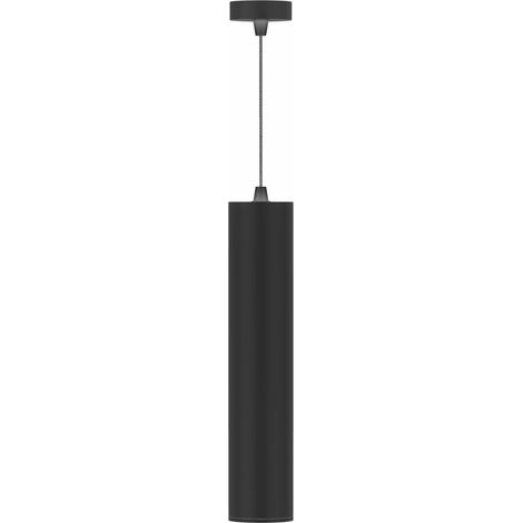 Atmos GU10 Lampada a Sospensione Tubolare Nero Opaco, Installazione a Superficie o Incasso, Design Moderno per Interni - Beneito & Faure (1/5)