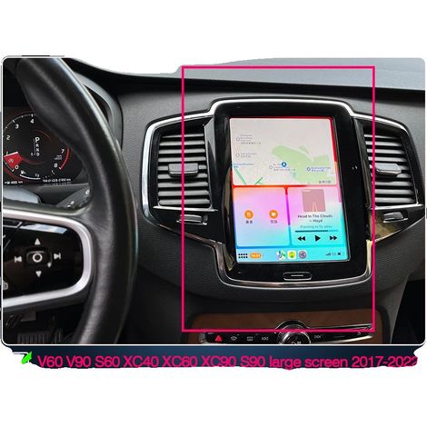 Boîtier décodeur, CarPlay sans fil, Support multimédia, Pour Volvo Écran Complet 17-22 (1/2)