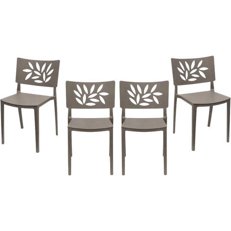 Set 4 sedie Modello Sorrento colore Tortora (1/5)