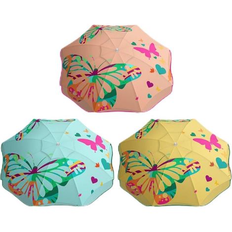 Garden Parasol multicolore, standard, multicolore, Estándar, Traditionnel
