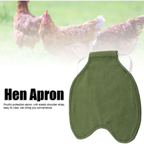 Protection anti-plumes pour animaux de compagnie, protège-ailes arrière, tablier de selle double (20 x 19,5 cm), vert (1/5)