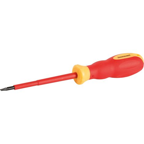 Tournevis d'électricien VDE à poignée caoutchoutée 0,8 x 4 x 100 mm