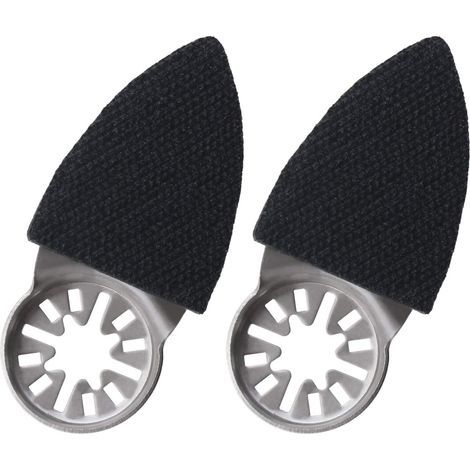 2pcs Tampons de Ponçage à Doigts Disques Multi-Outils Oscillants Remplacement (1/5)