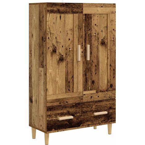 Haut Armoire Bois ancien 70 x 31 x 115 cm Bois d'ingénierie vidaXL (1/4)