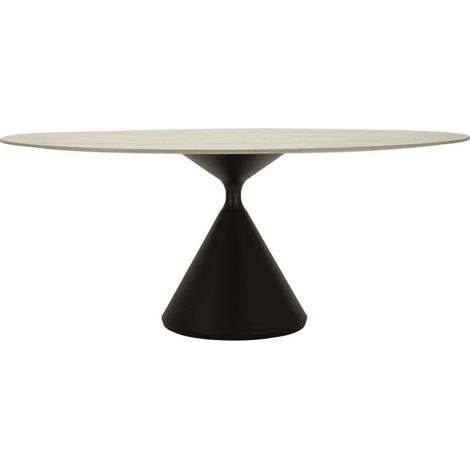 Table de Repas Ovale "Space" 180cm Noir (1/5)