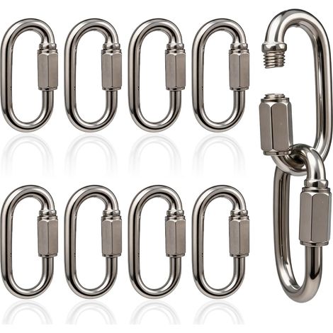 10 Pièces M6 Connecteurs Rapides en Acier Inoxydable à Vis (1/5)