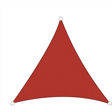 5x5x5m Sun Sail Shade Triangle Awning Canopy Garden Sun Patio Sunscreen - Terracotta (1/3)