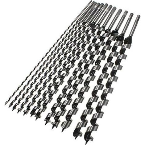 Broca helicoidal de vástago hexagonal de 460 mm para madera - 14 mm, 1 unidad