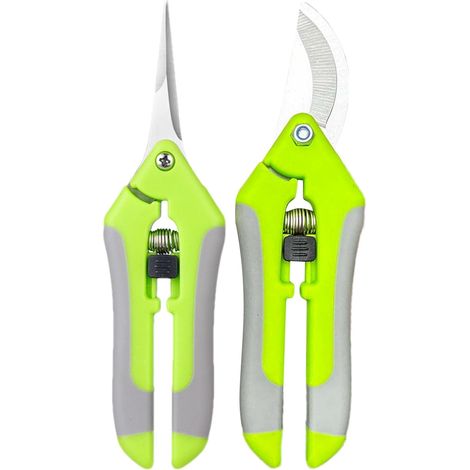 2 teiliges Set mit manuellen Schneiden Gartenschere für den